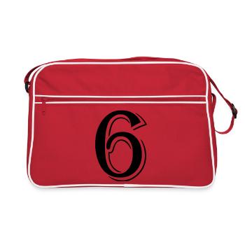 6 - Retro Bag - red/white - Front