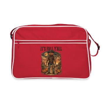 C’est le design western Fall Y’all Pumpkin Cowboy - Sac Retro - rouge/blanc - Devant