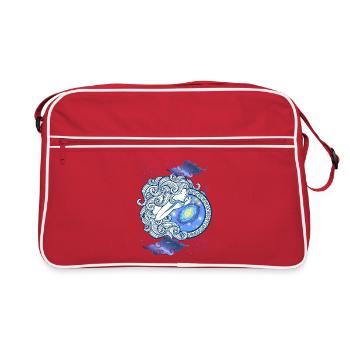 Virgo Woman – Astrology Gift - Retro Bag - red/white - Front
