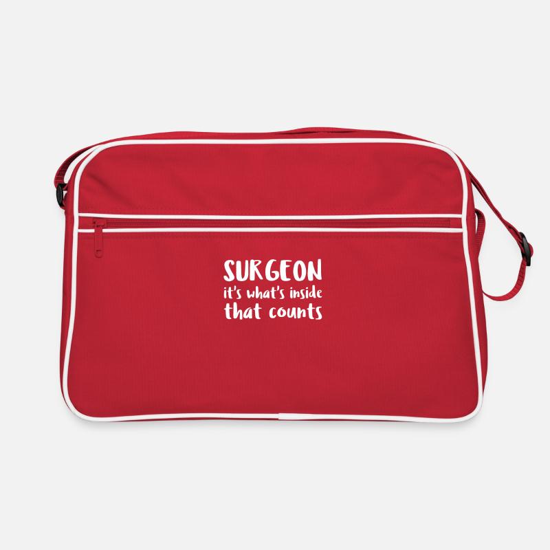 Chirurgien c'est ce qu'il y a dedans qui compte Sac Retro