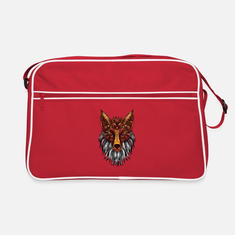 Mandala Fox Retro Bag
