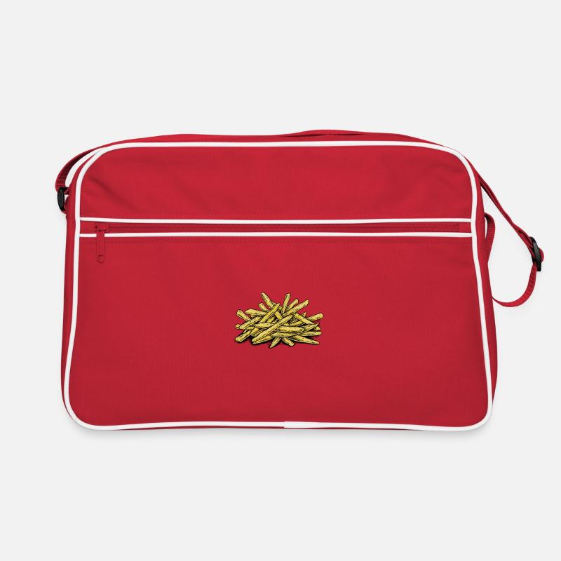Conception de frites Sac Retro