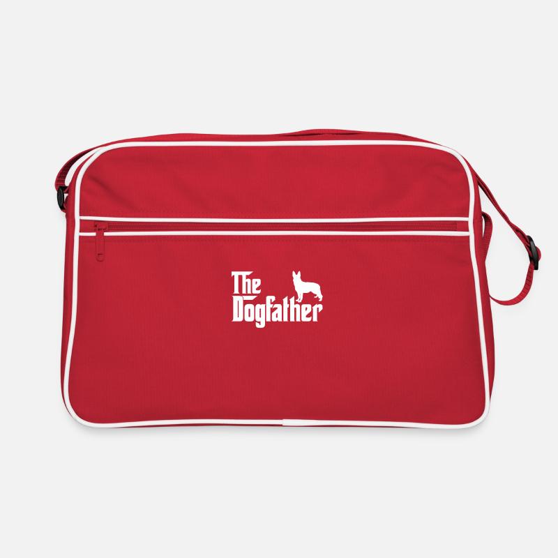 German Shepherd Lover Gift DogFather Retro Bag