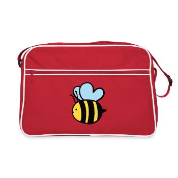 Abeille - Sac Retro - rouge/blanc - Devant