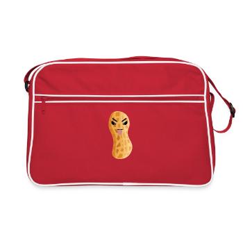 Cacahuètes cacahuètes Noix Noix - Sac Retro - rouge/blanc - Devant