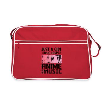 Anime Ramen Sketch Anime Ramen Gift - Retro Bag - red/white - Front