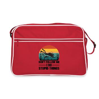 Plongée Rétro Dispositif de plongée Marine World Divers Plongée - Sac Retro - rouge/blanc - Devant
