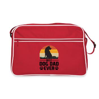 Propriétaire de chien Propriétaire de chien Propriétaire de chien Amoureux des chiens Gassi - Sac Retro - rouge/blanc - Devant