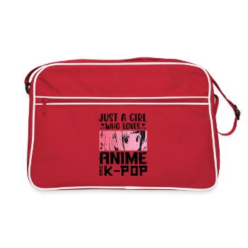 K-Pop Korea Pop Pop Music South Korea Korean Music - Retro Bag - red/white - Front