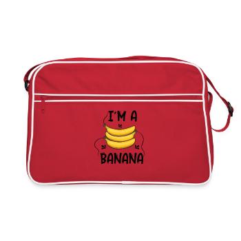 Banane - Sac Retro - rouge/blanc - Devant