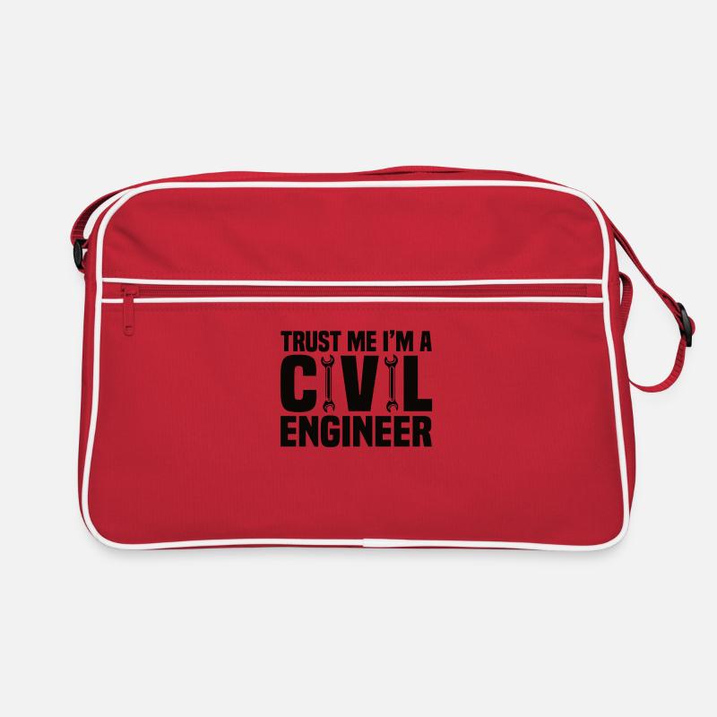 Civil Engineer Bridge Construction Statics Structural Engineer Retro Bag