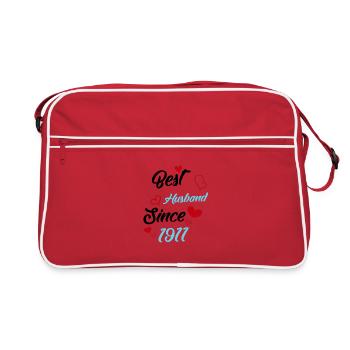 Best Husband Since 1911 Wedding - Retro Bag - red/white - Front