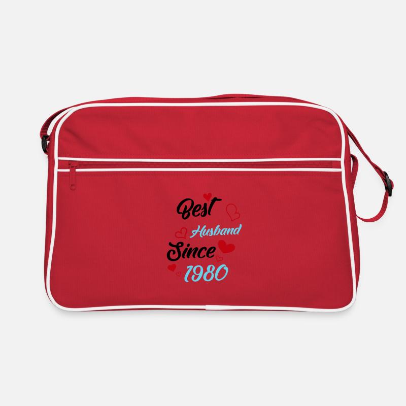 Bester Ehemann seit 1980 Hochzeit Retro Tasche
