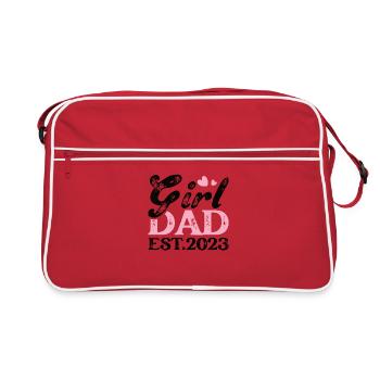 Fête des pères Cadeau Fille Princesse 2023 - Sac Retro - rouge/blanc - Devant