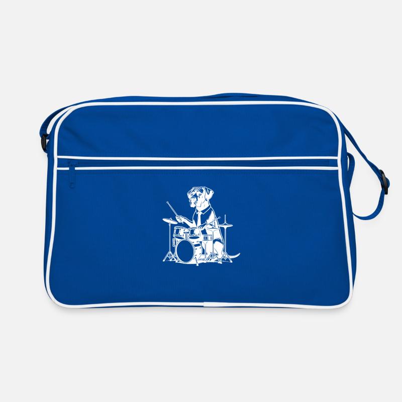 Cool Rodesian Ridgeback Drummer Retro Bag