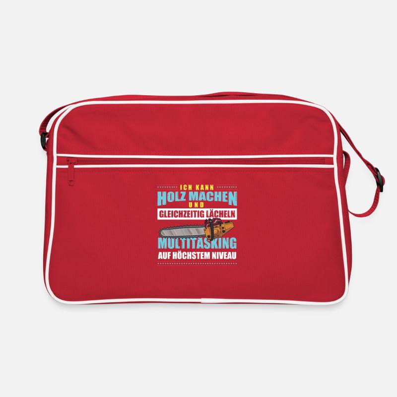 Bois Multitâche Forester Tronçonneuse Tronçonneuse Sac Retro