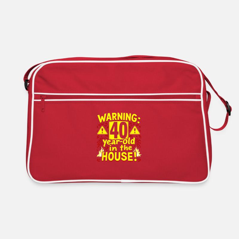 Attention : 40 ans dans la maison ! Sac Retro
