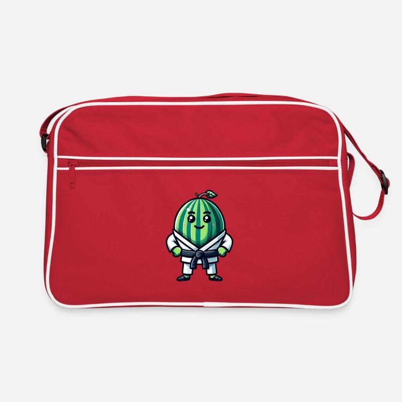 Karaté Guerrier pastèque avec Gi Sac Retro