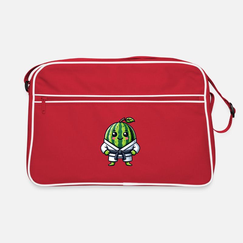 Karate Watermelon Master in Gi Retro Bag