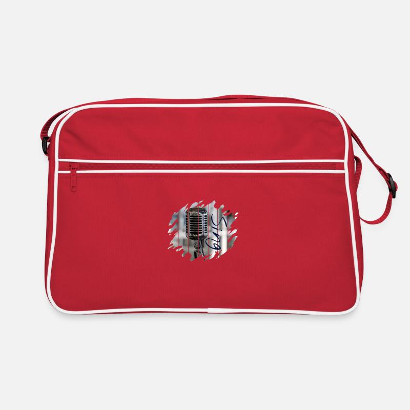 singen Retro Tasche