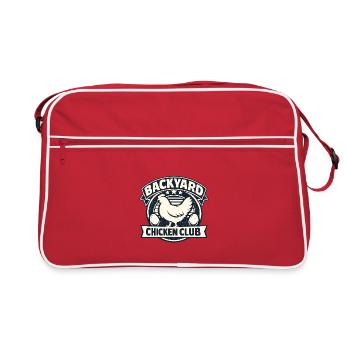 Backyard Chicken Club - Retro Bag - red/white - Front