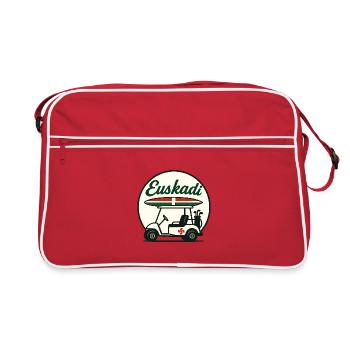 EUSKADI GOLF & SURF - Sac Retro - rouge/blanc - Devant