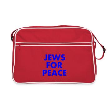 Jews for peace - Sac Retro - rouge/blanc - Devant