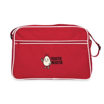 T-shirt motif Yeastie Beastie - Sac Retro - rouge/blanc - Devant