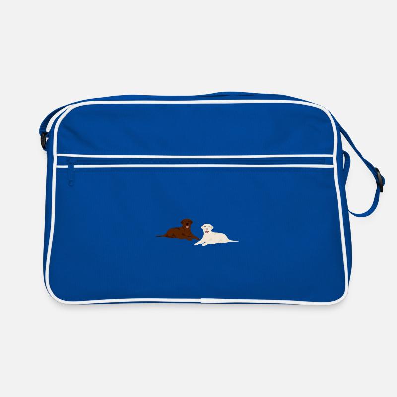 Cadeau de chien labrador bloder et marron Sac Retro
