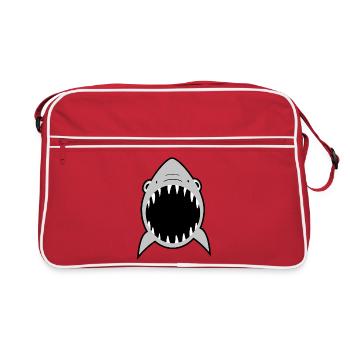 Requins - Sac Retro - rouge/blanc - Devant