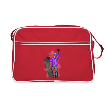 snowboarder - Retro Bag - red/white - Front