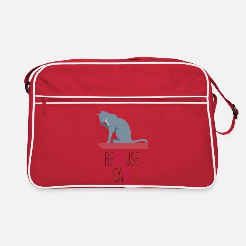 Weil Katzen Retro Tasche