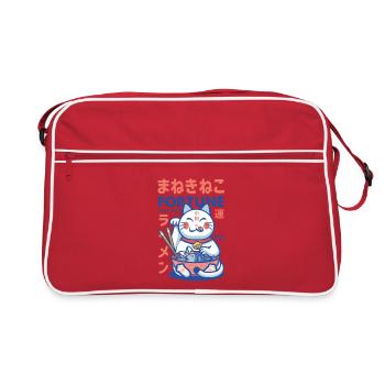 Maneki Neko Fortune Ramen - Sac Retro - rouge/blanc - Devant