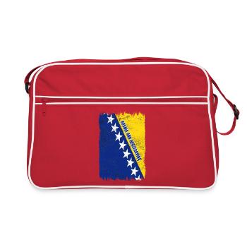 Bosnia and Herzegovina Flag - Retro Bag - red/white - Front