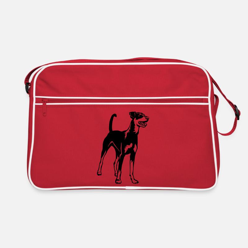 Deutscher Pinscher Retro Tasche