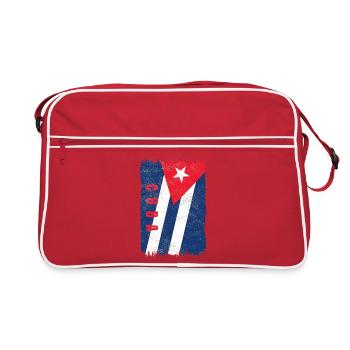 Drapeau de Cuba - Sac Retro - rouge/blanc - Devant