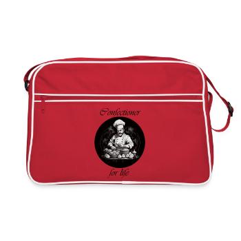 Confiseur pour la vie - Sac Retro - rouge/blanc - Devant
