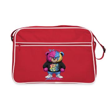 Grumpy Bear - Retro Bag - red/white - Front