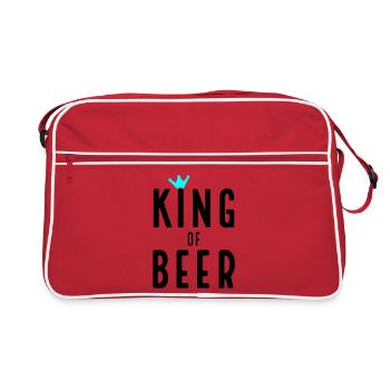Abstract Art Inspired Color Explosion - Retro Bag - red/white - Front
