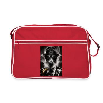 Dog in Jazz - Sac Retro - rouge/blanc - Devant