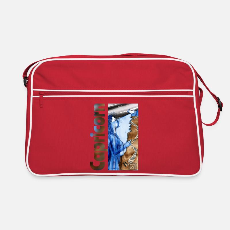 Sternzeichen Steinbock Retro Tasche