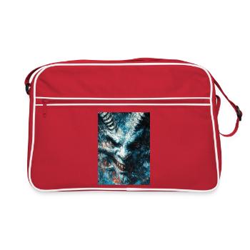 Portrait de Greywyrm féroce - Sac Retro - rouge/blanc - Devant