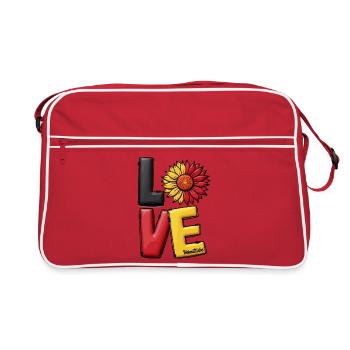 Amour Maison Tournesol Allemagne Amour Maison - Sac Retro - rouge/blanc - Devant