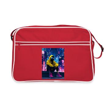 Neon City Cavalier Masqué - Sac Retro - rouge/blanc - Devant