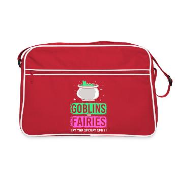Révélation du sexe d’Halloween - Sac Retro - rouge/blanc - Devant