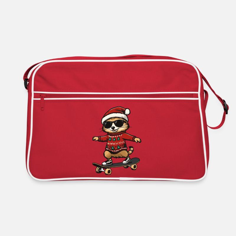 Suricate Noël Drôle Sac Retro