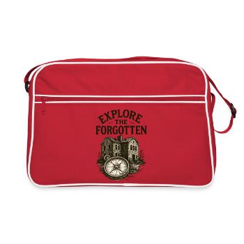 Urbex - Urban Exploration - Urban Explorer - Retro Bag - red/white - Front