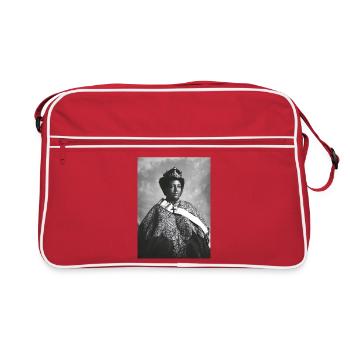 Impératrice Asfaw de Menen Éthiopie Reine Rasta Afrique - Sac Retro - rouge/blanc - Devant