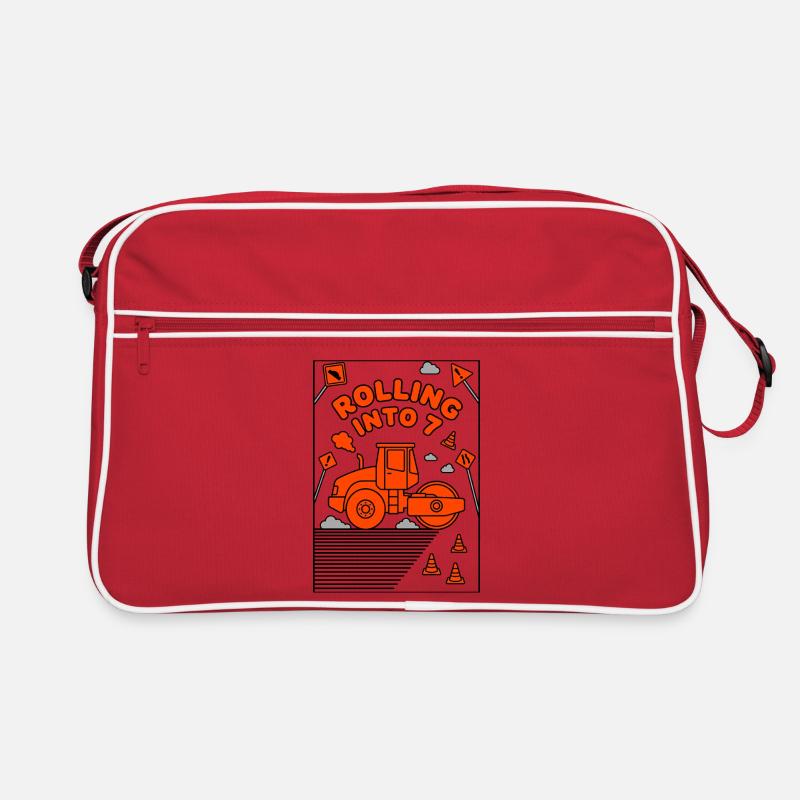 Rolling Into 7 Steamroller Retro Bag