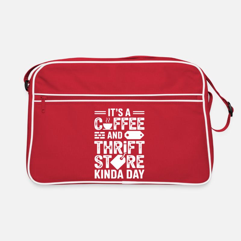 Kaffee-Secondhand-Laden-Vibe Retro Tasche